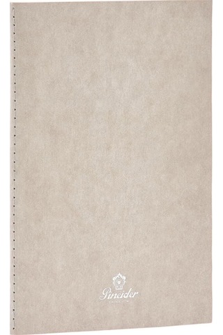 Pineider Defter Ecojazz 14,5x21 Cm Stone Cqurc001273 Gri