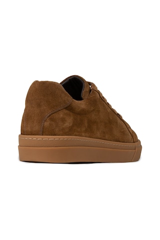 Deery Erkek Hakiki Süet Taba Renk Sneaker Ayakkabı - 02018mtbac02 Taba