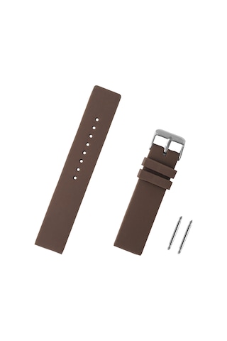 Saatse Kahverengi Silikon Saat Kordonu Kayış 12 MM