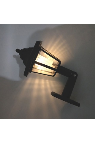 Xiyyadms Güneş Enerjili Led Duvar Lambası, Otomatik Işık Sensörlü Altıgen Tipi, Islak Ortam Uygun, Sıcak Beyaz Işık, 1 Adet Sıcak Beyaz