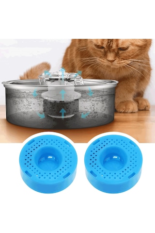 Ecronicword 4'lı Paket Evcil Hayvan Su Dağıtıcı Filtre Kartuşları F14