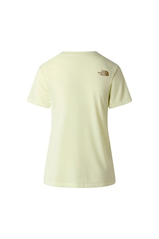 The North Face W Bıtmap Sılhouette Short Sleeves Tee-gr Kadın Outdoor Tişörtü Nf0a8g0cg6o1 Sarı