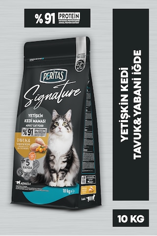 Peritas Signature Tavuklu Yetişkin Kedi Maması 10 KG