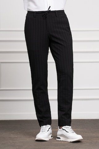 Morven Erkek Siyah Poliviskon Jogger Dynamic Fit Rahat Kesim Pantolon 25ms003014001 Siyah