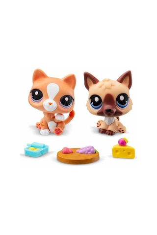 Littlest Pet Shop Minişler 2 Li Figür Seti S1 S00005264 Köpek Ve Kedi