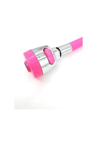 Oynar Başlıklı Tasarruflu Kubar Musluk Borusu ve Başlığı Pembe.