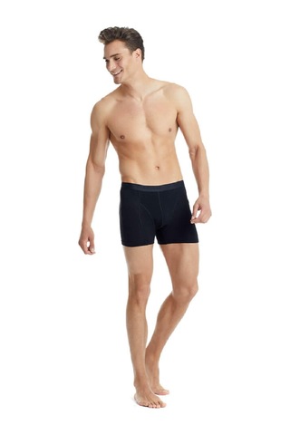 Blackspade Aura Organik 2'li Paket Extra Konfor Özel Erkek Boxer Siyah