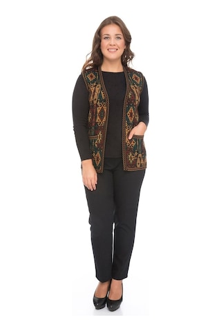 Uludağ Triko Kadın Kilim Desen Yelek / Ana