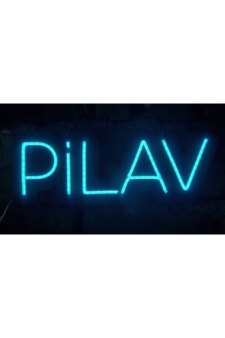 Pilav Yazılı Neon Led Duvar Aydınlatması