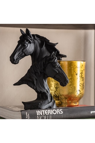 Mudo Home Horses Büst Biblo 17x10x23cm