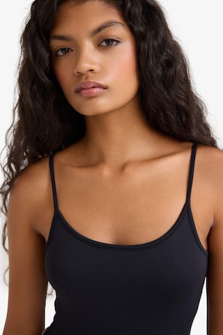 Defacto İnce Askılı Basic Düz Çıtçıtlı Body F9522ax25aubk81 Siyah-bk81