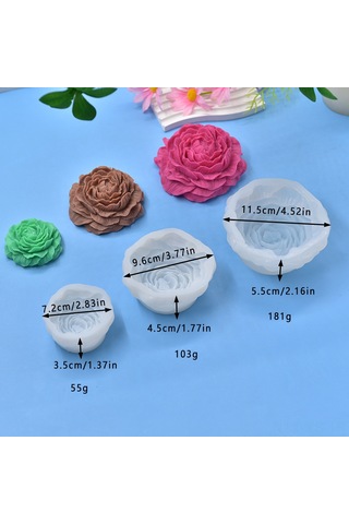 Yunboo Büyük Boy Papatya Desenli Silikon Kalıp: Sabun, Mum, Fondant Ve Ev Yapımı Lezzetler İçin Esnek Kullanım