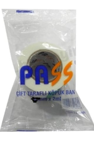 Pass Köpük Çift Taraflı Bant 18 Mm X 2 Metre