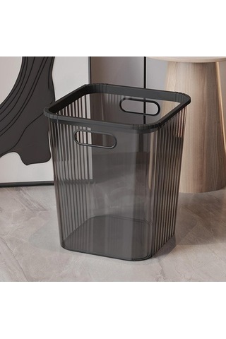 Pazly Suntek Siyah S Oturma Odası Minimalist Kovası Kağıt Çöp Atık Au Siyah
