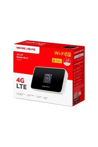 Mt115 4g Lte Mobil Wi-fi 6 Taşınabilir Modem 150 Mbps 4g Hızı 2400 Mah Pil İle 10 Saat Kullanım Bilgi Ekranlı 10 Cihaz Desteği Sım Girişli Cep Wi-fi App Kontrol
