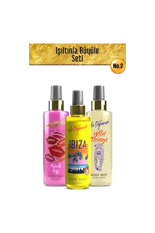 Eda Taşpınar French Kiss + Ibiza + Wild Things Body Mist 3 x 200 ML