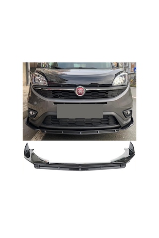 Fiat Doblo D4 Ön Lip Parlak Siyah 3 Prç Brabus Abs