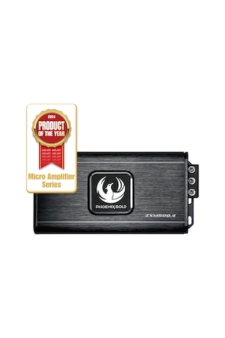 Phoenix Gold Zxm5004 Ultra Kompakt 4-kanal Mini Amfi