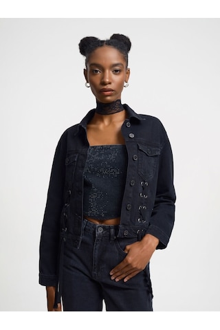 LOFT Regular Fit Kadın Ceket Lf2034370 Q1.v1 Denim
