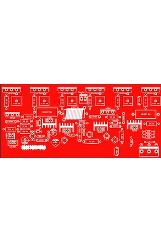 300 Watt Tek Kanal Mono Amfi Devre Kartı Yeşil