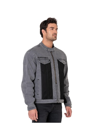 Thebikerjeans Silver Ice Korumalı File Motosiklet Kot Montu Erkek