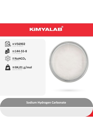 Kimyalab Sodyum Hidrojen Karbonat Sodium Hydrogen Carbonate USP﻿﻿ 1 KG