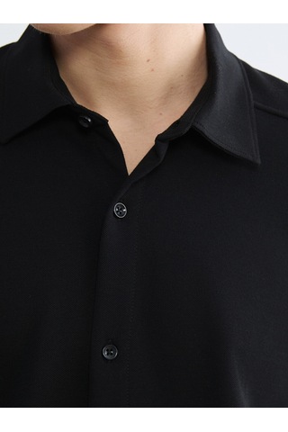 Lcw Vision Siyah Regular Fit Erkek Gömlek