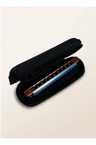 Easttop Blues Diatonic 10 Delikli Ağız Mızıkası T008k Mavi