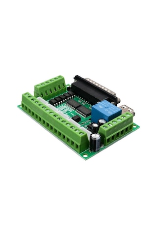 5 Eksenli Cnc Kontrol Kartı Mach3 Step Motor Sürücü + Usb Kablo