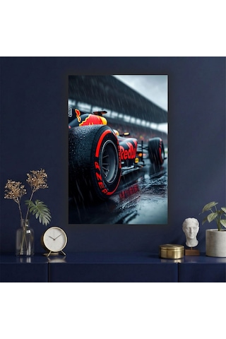 Formula 1 Motors Temalı Dekoratif Cam Tablo -22