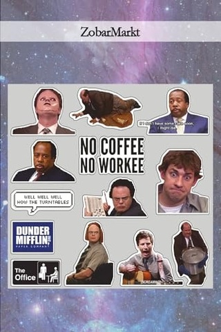The Office Temalı Laptop Sticker Set, Tyb5ohmr6wo7pvıs09