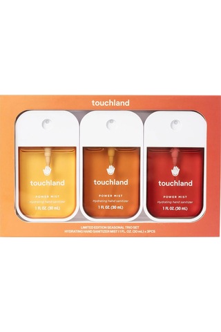 Touchland Nemlendirici Kokulu Temizleyici El Spreyi 3'lü Set