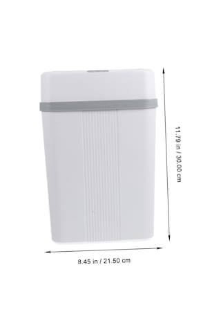 Qianfan Akıllı Çöp Tenekesi Otomatik Sensör Ev Yatak Odası Süt Beyazı
