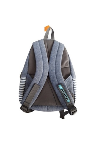 Alone Mavi Beyaz Koton Sırt Çantası Bayan Mini Çanta