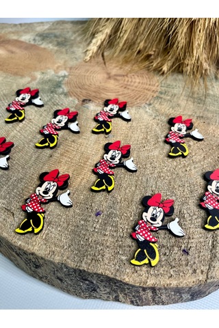 Mr. Home Miki Mause Ahşap Figür-uv Baskılı Figür