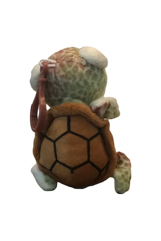 Selay Toys Oyuncak Peluş Anahtarlık Kaplumbağa Kahverengi 1536