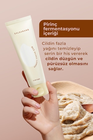 Salsarang Rice Balance Cleanser Peeling Temizleyici Kore 120 ML