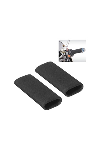 1 Çift Motosiklet Kaymaz Ter Emici Su Geçirmez Sünger Kolu Kapağı, İç Çap: 31mm Diğer