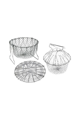 Chef Basket Çok Fonksiyonlu Pratik Süzgeç Çok Renkli