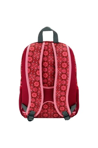 Santoro London Gorjuss Kız Çocuk Sırt Çantası Pembe Bordo Desenli Okul Çantası