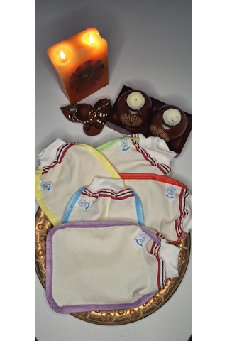 Eker Gökkuşağı Serisi Lastikli Hızlı Giy Kese Seti 5'li