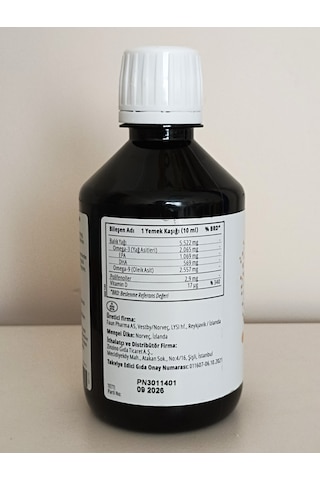 Zinzino Balanceoil Omega 3 Ve D Vitamini İçeren Portakal Limon Ve Nane Aromalı 300 Ml