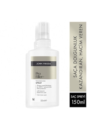 John Frieda Profiller + For Fine Hair Hacim Veren Durulanmayan Sprey