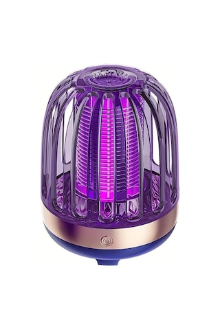 Motion003 Mavi 2 İn 1 Usb Sarj Edilebilir Sivrisinek Oldurucu Lamba 360 Uv Sivrisinek Kovucu Sessiz Gürültüsüz Tasinabilir Böcek Lambasi Ev Ofis