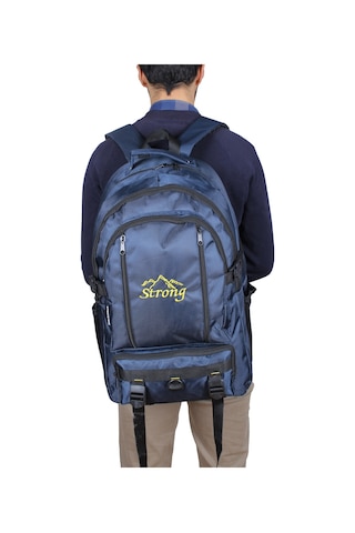 Sr-02 Dağcı 17-18.4 Inch Laptop Bölmeli Büyük Boy Sırt Çantası,dağcı Çantası,seyahat Kamp Çantası Lacivert
