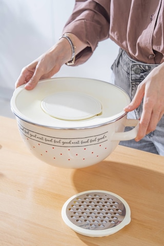 Feel Good Emaye Rendeli Karıştırma Kabı - 30 Cm Renkli