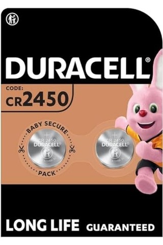 2450 Boy Lityum Düğme Pil 3 Volt 5'li Kart