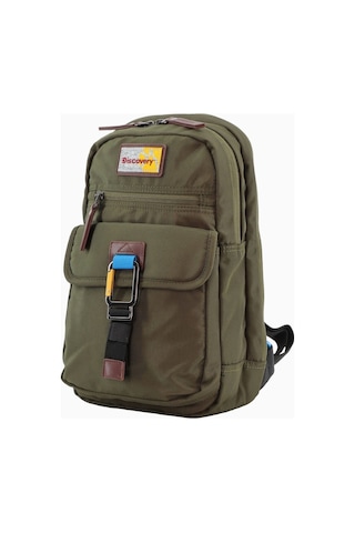 Discovery Icon Rfıd Korumalı Sürdürülebilir Sling 8l Kapasiteli Unisex Omuz Çantası Haki 2