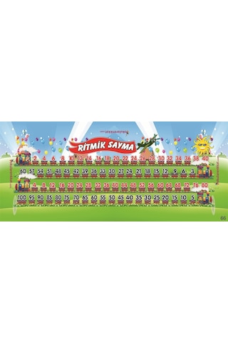 Ritmik Sayma Gizil Sıra Örtüsü
