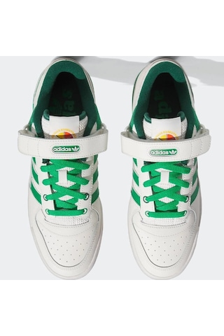 Adidas Forum Low Leather Unisex Sneaker White Green Unisex Hakiki Deri Günlük Spor Ayakkabı Beyaz Yeşil